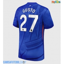 Camisa de time de futebol Chelsea Malo Gusto #27 Replicas 1º Equipamento 2025-26 Manga Curta
